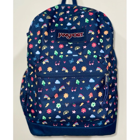 JanSport Cross Town Backpack- Slice of fun (Used) - Picture 2 of 7